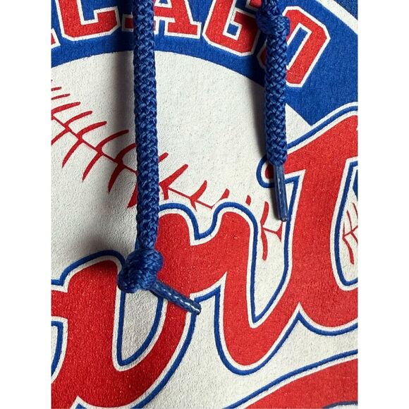 Gildan Hoodie Men's L Chicago Cubs 2016‎ Party 1908 Blue Baseball Y2K Sportswear - Picture 9 of 16